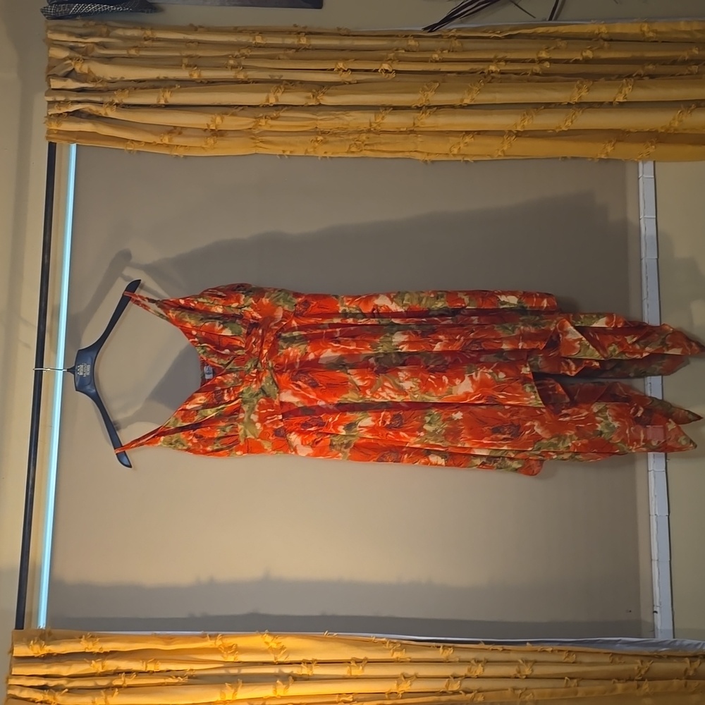 Shore Drive Floral Dress 2XL